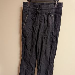 Athleta cabo linen wide leg pant